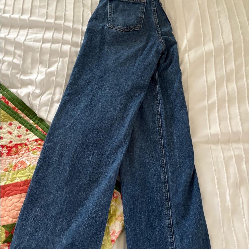 Old Navy Sky-Hi Wide Leg Jeans in Blue